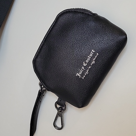 NWT Juicy Couture Material Girl Shoulder Bag With Coin Pouch Color Liquorice - Picture 7 of 17